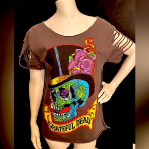 Grateful Dead M/L custom cut shirt